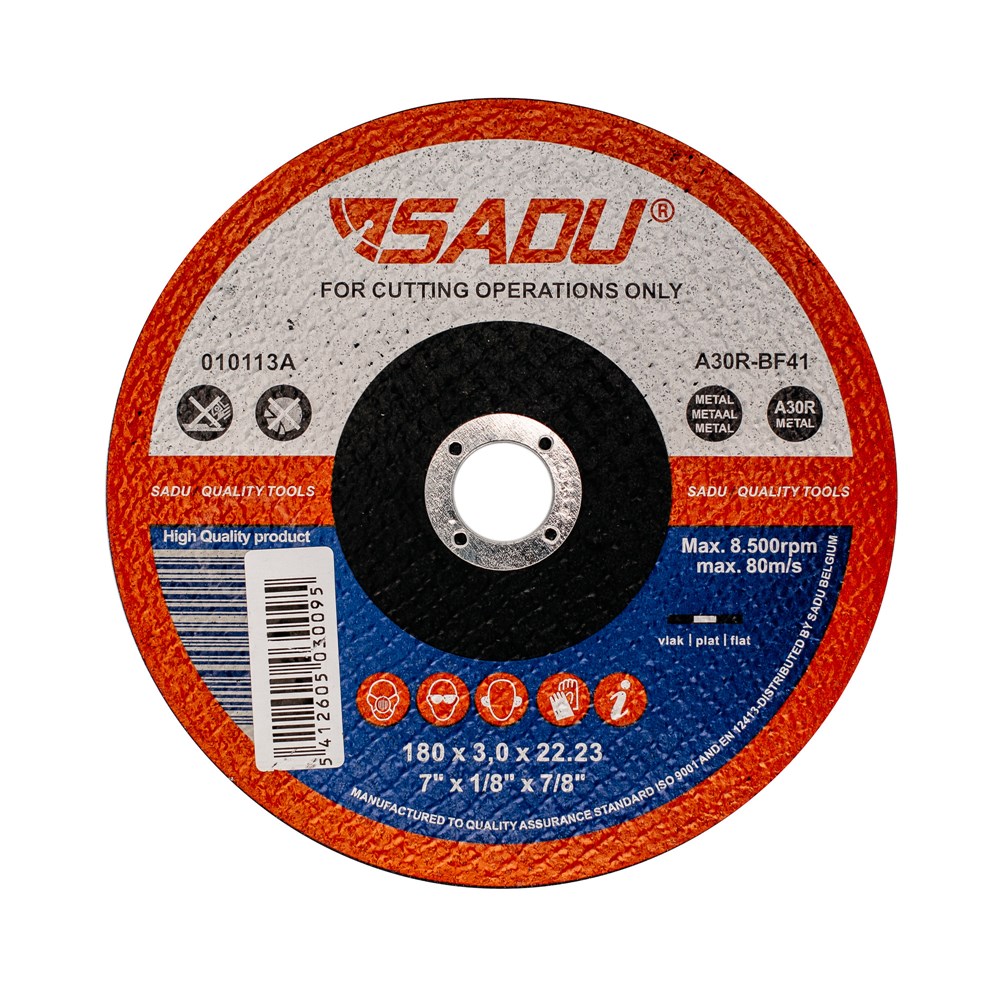 SADU Doorslijpschfijf 125x2,5x22mm staal Vlak A30R (25st)