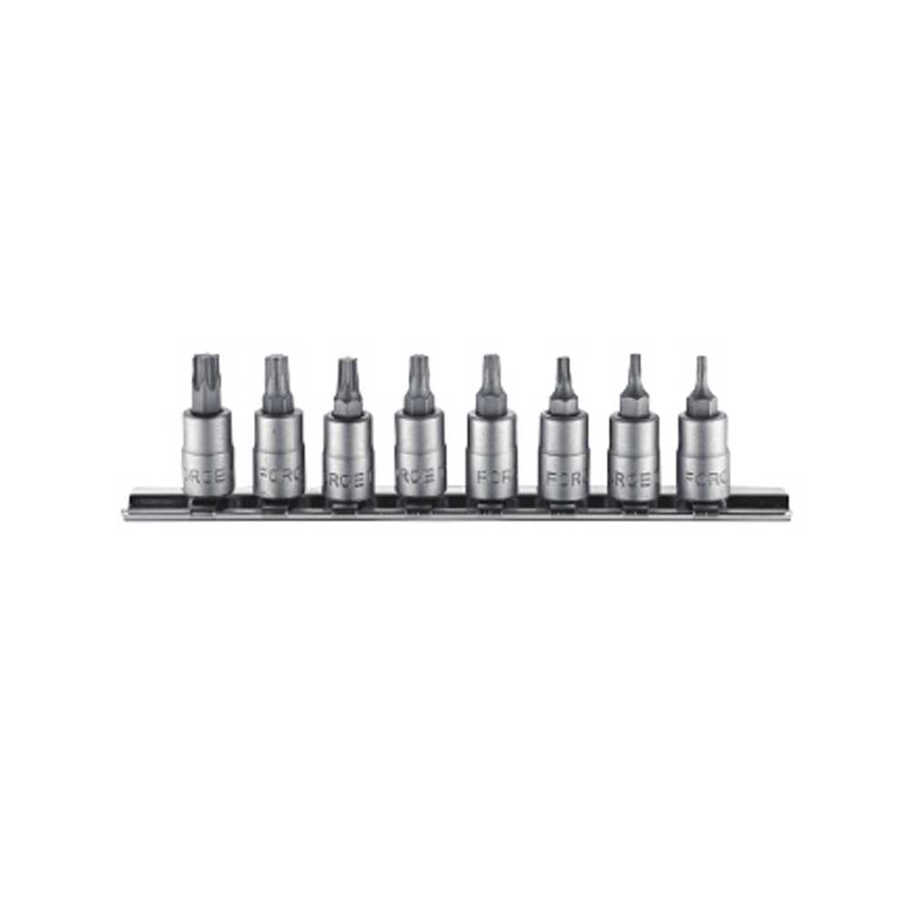 FORCE 1/4" Doppen set Torx T8 t/m T40