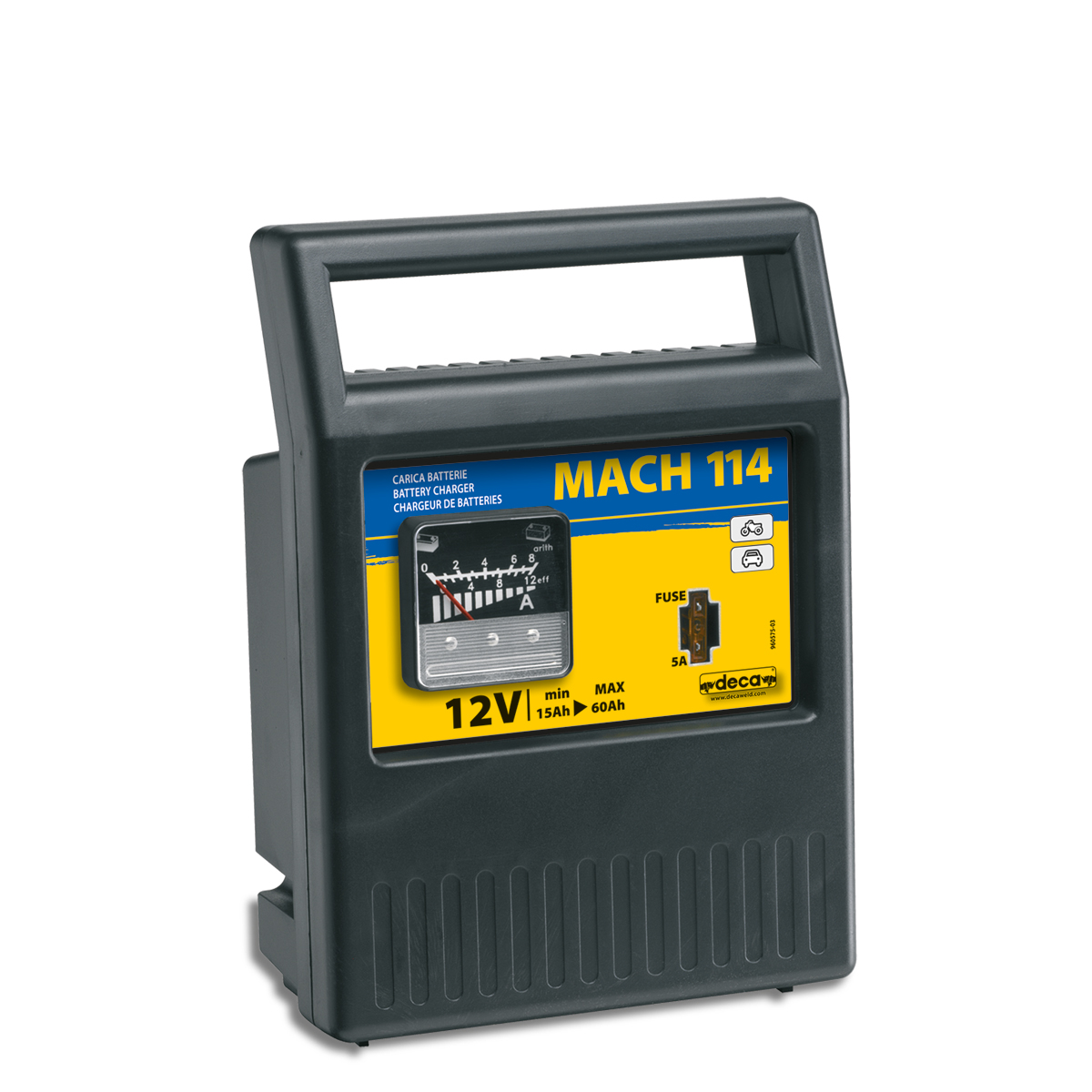 DECA MACH 114 Acculader 15-60 AH