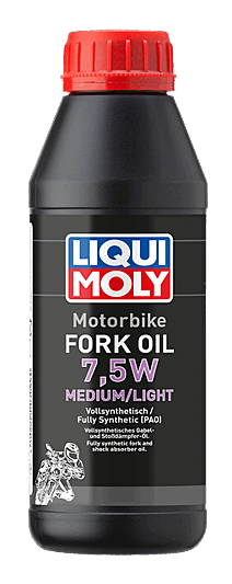 LIQUI MOLY vork- en schokdemperolie 7,5W medium/light
