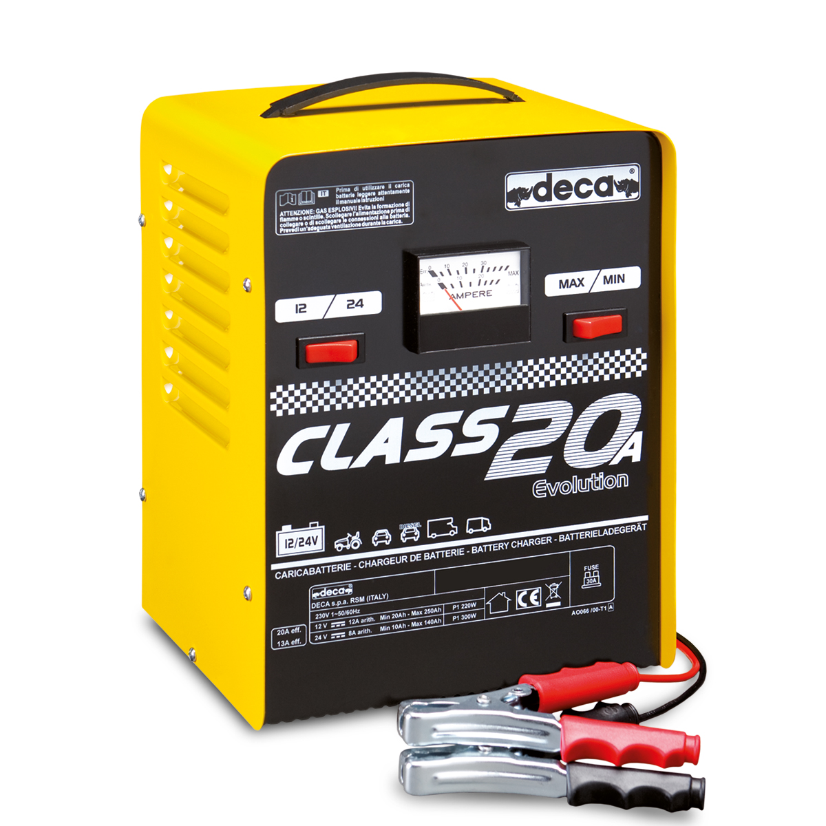 DECA CLASS Traditionele acculader 12/24 Volt / 20A