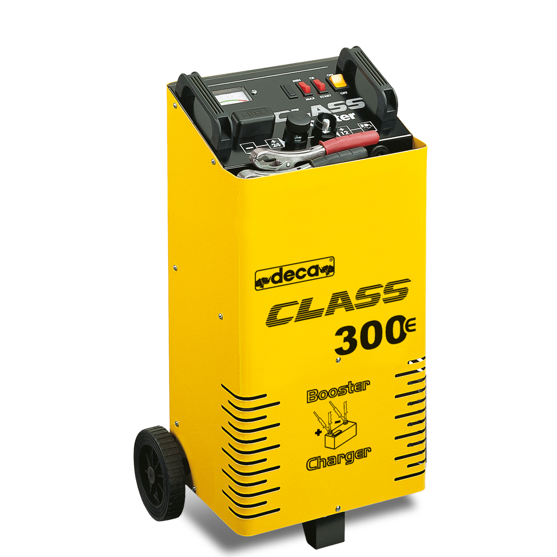 DECA CLASS 300E Acculader / startbooster 250 Amp 12/24 Volt