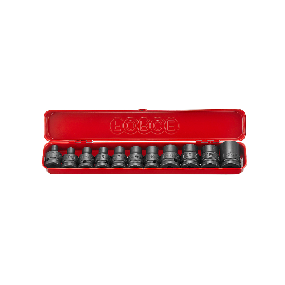 FORCE 1/2" Krachtdoppenset Torx E6 t/m E24 | 11-delig
