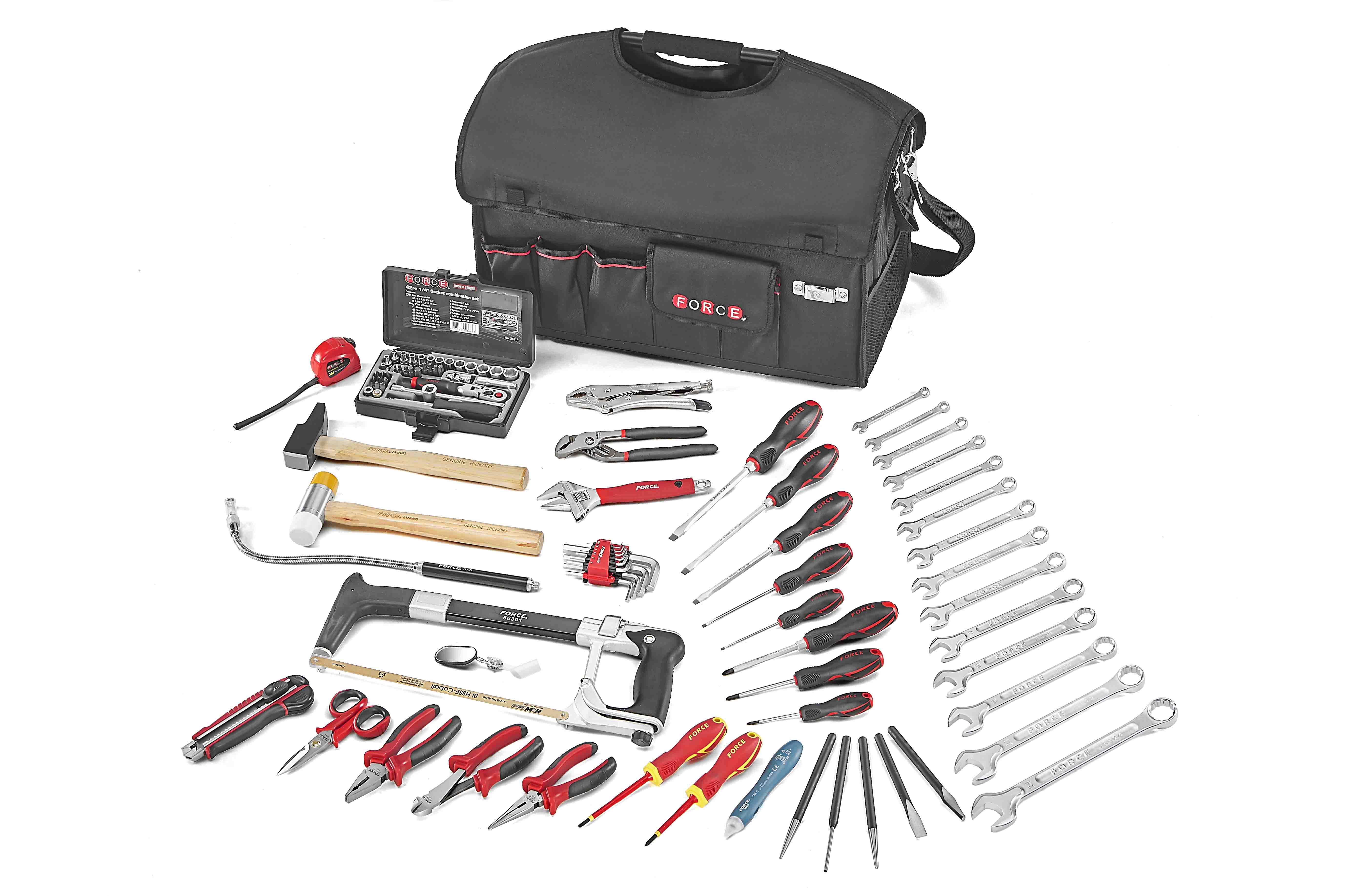 FORCE Draagbare gereedschapstas 95-delig