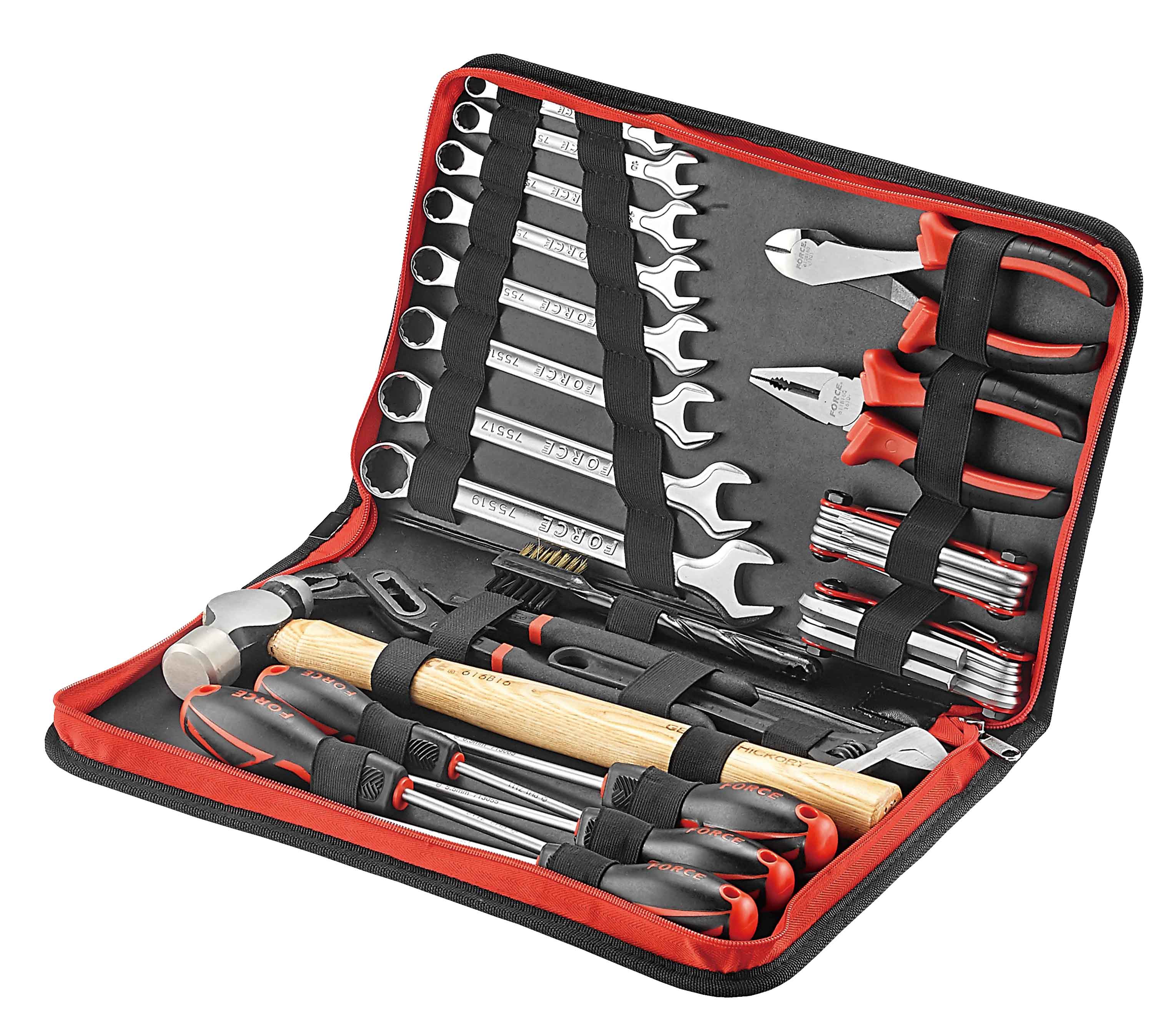 FORCE Gereedschap map 33 delig