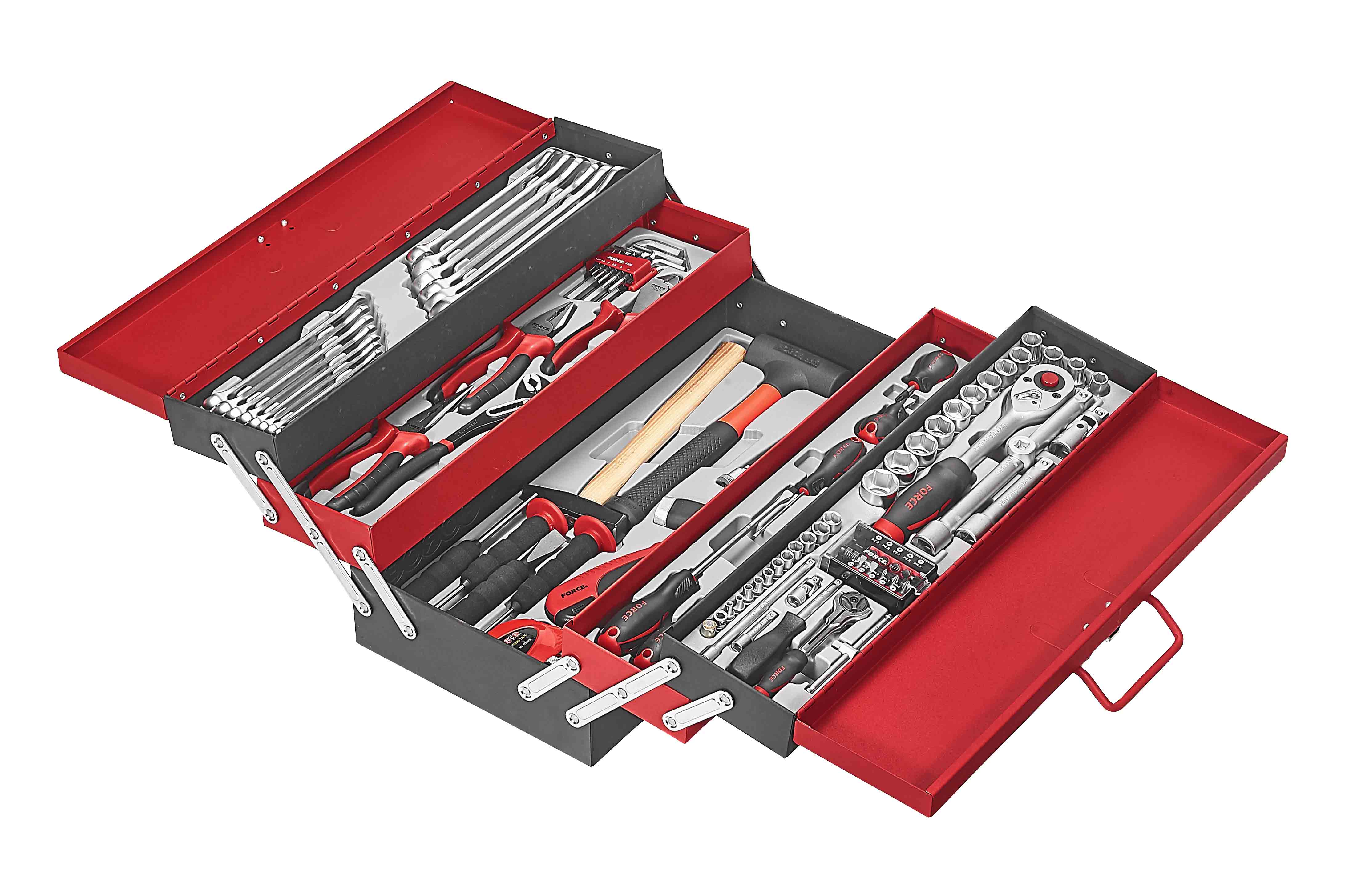 FORCE Gereedschapskist gevuld 101 delig