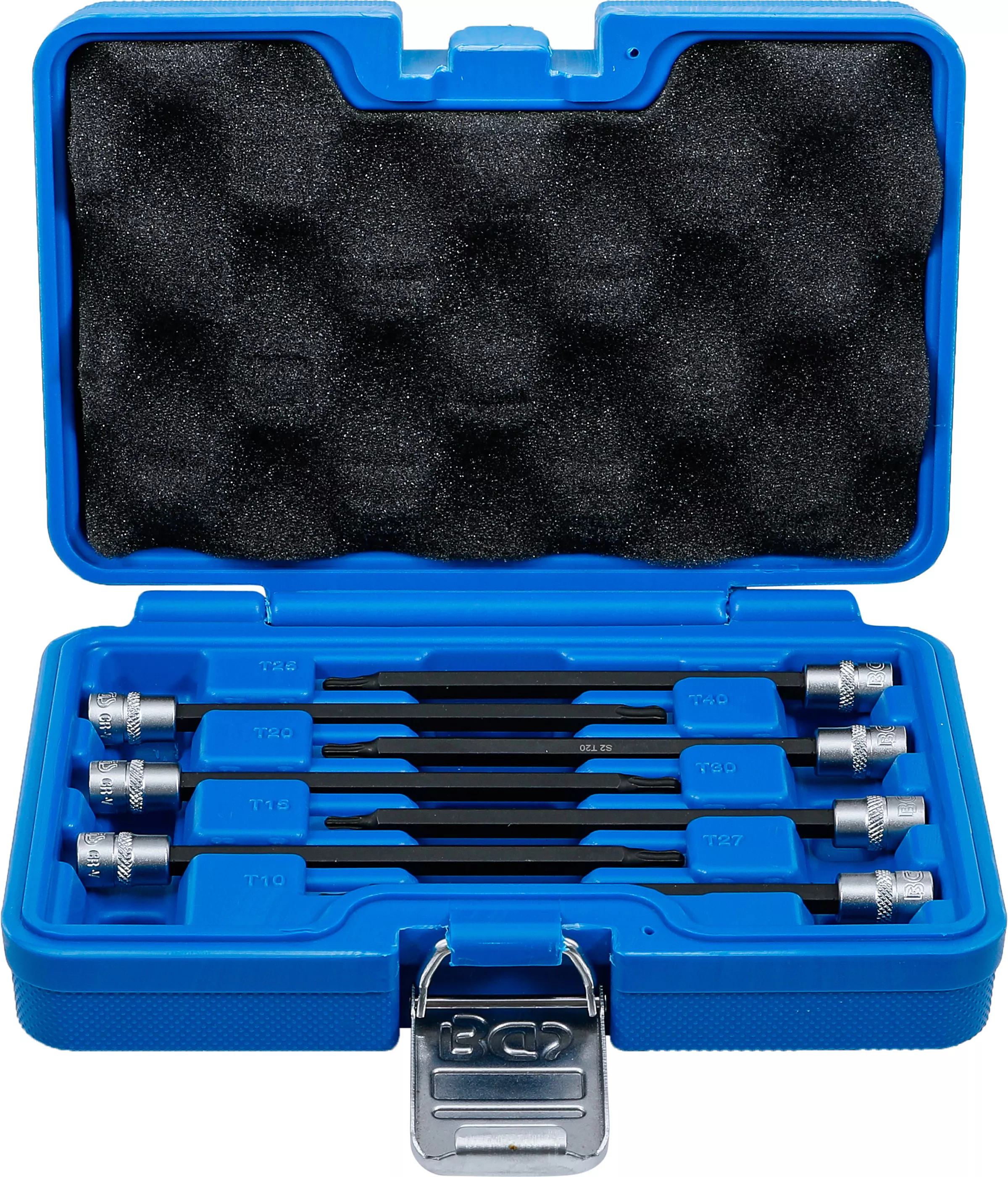 BGS 1/4" Dopsleutel bitset T-profiel (voor Torx) met kogelkop T10 - T40