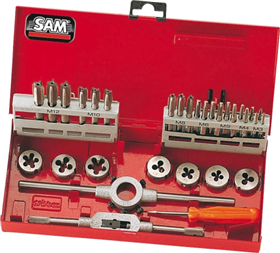 SAM Koffertje met snijtappen en snijkussens 31-delig