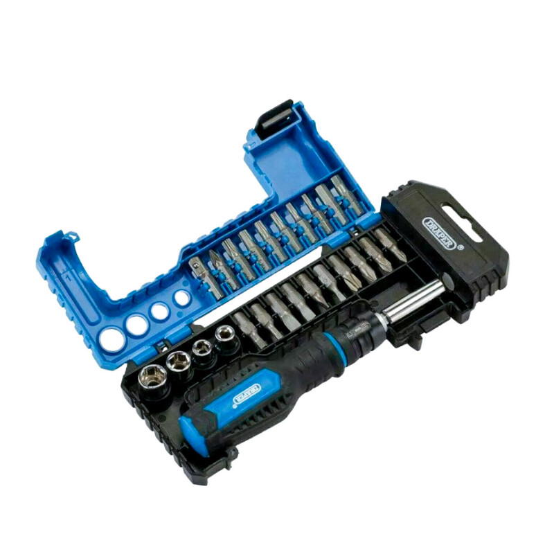DRAPER Bitset met telescopische schroevendraaier, 26dlg