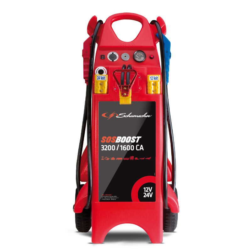 SCHUMACHER Booster SOS Mobile 12/24V, 3200A/1600A