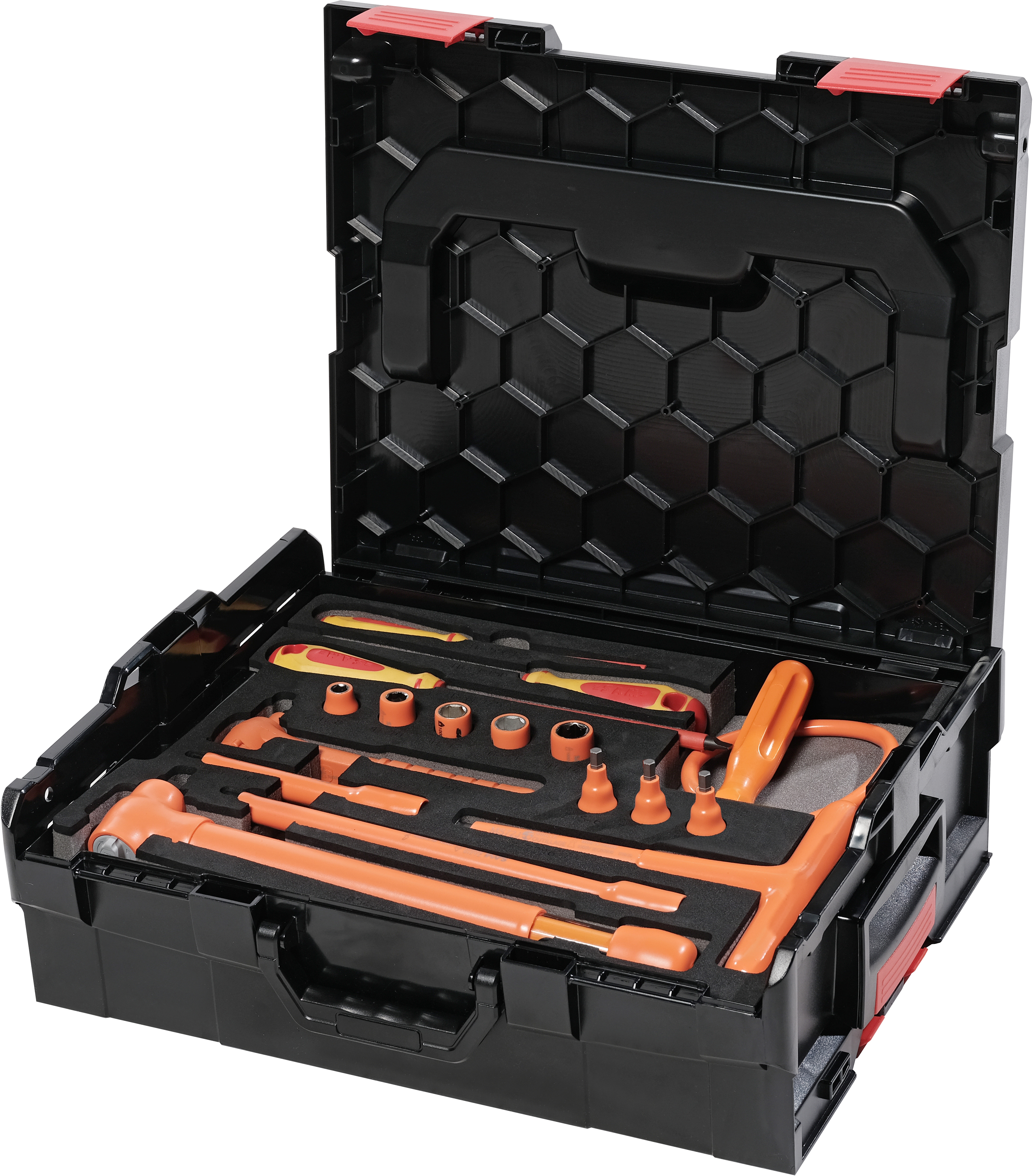 SAM Opbergsysteem met VDE gereedschap voor hybride en elektrische voertuigen