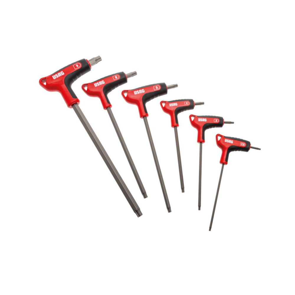 USAG Haakse inbussleutels met speciale profielen X-Grip - 280 HX/SE6