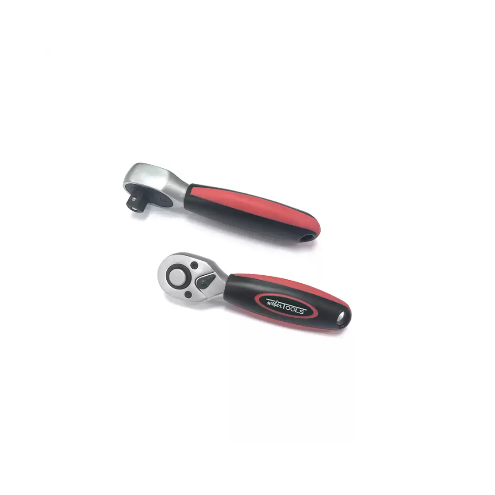 WEBER TOOLS  3/8" Ratel stubby omkeerbaar 72 tands