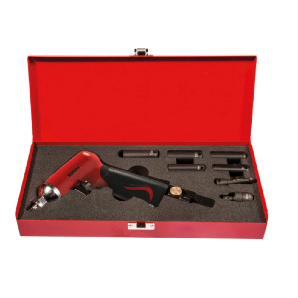 RODAC 1/4" Slagmoersleutel Twin Hammer incl. gloeibougie doppen