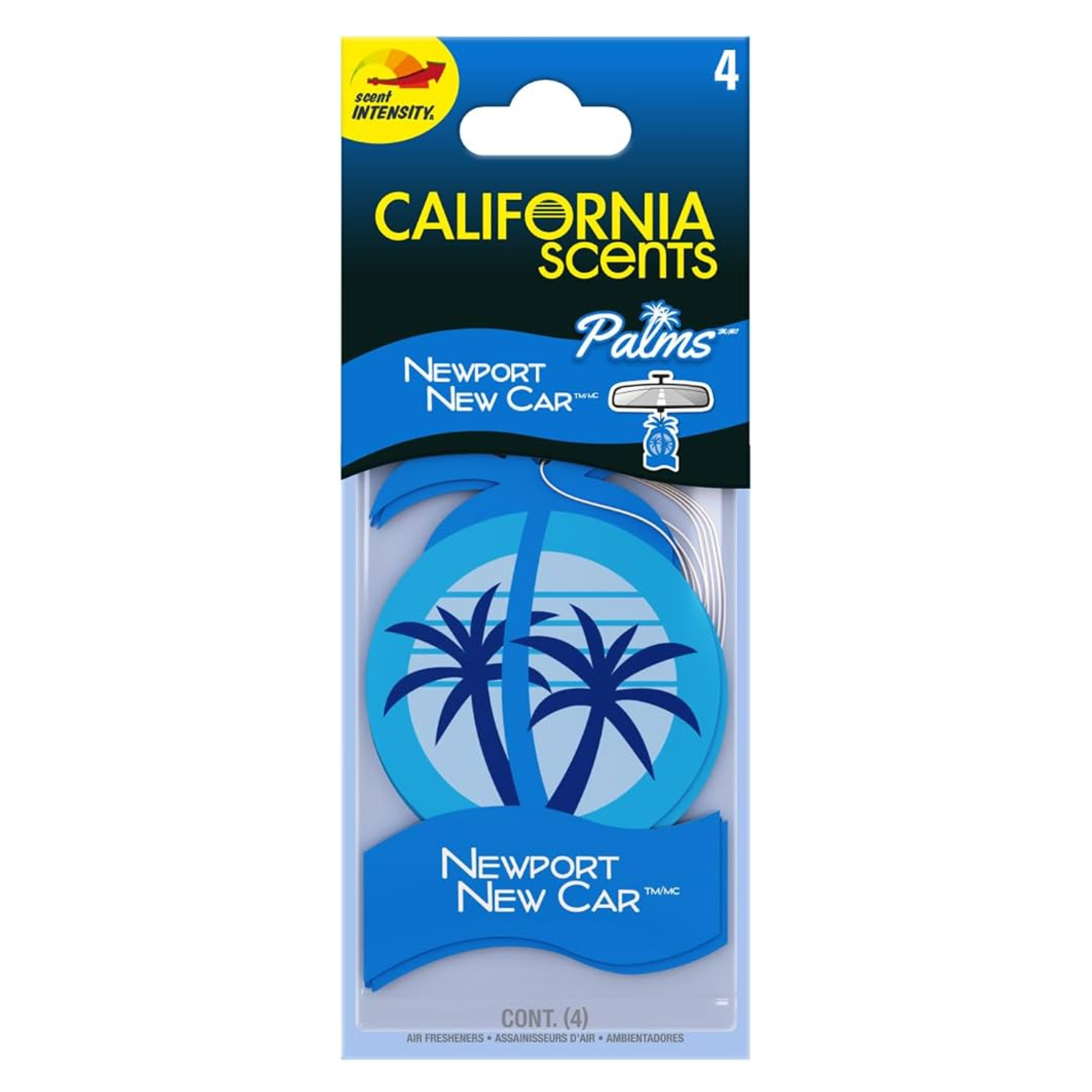 California Scents Palms Luchtverfrisser Newport New Car
