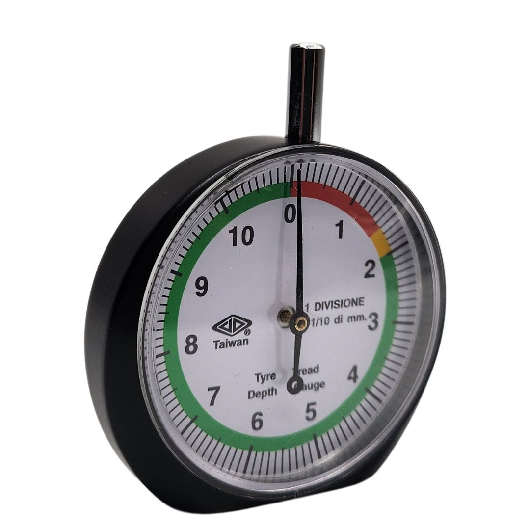 GODESON bandenprofieldieptemeter, 0-25 mm metrische liniaal voor autobanden, meetinstrument voor motor-, auto- en vrachtwagenslijtage