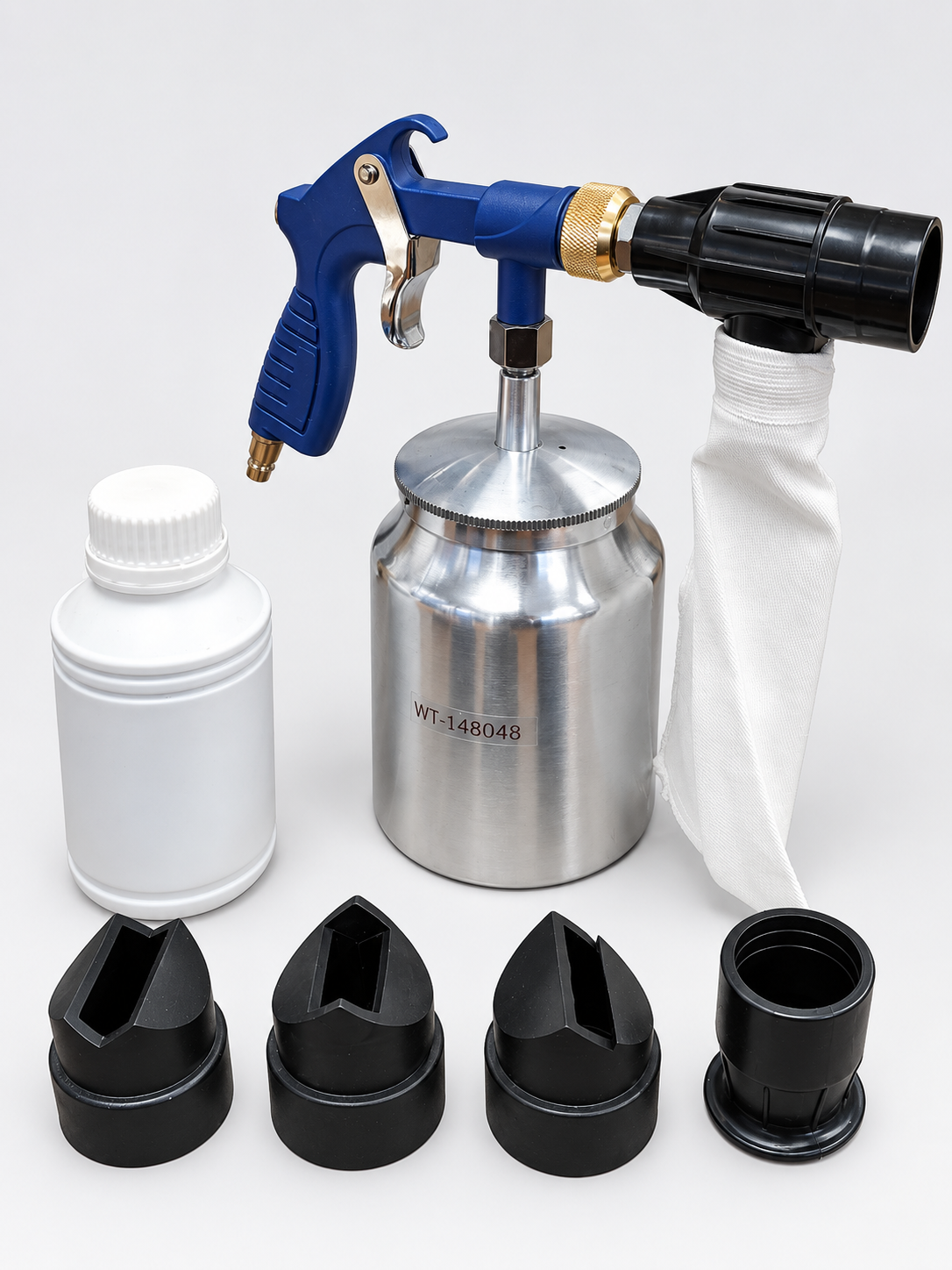 WEBER TOOLS Zandstraal set met toebehoren