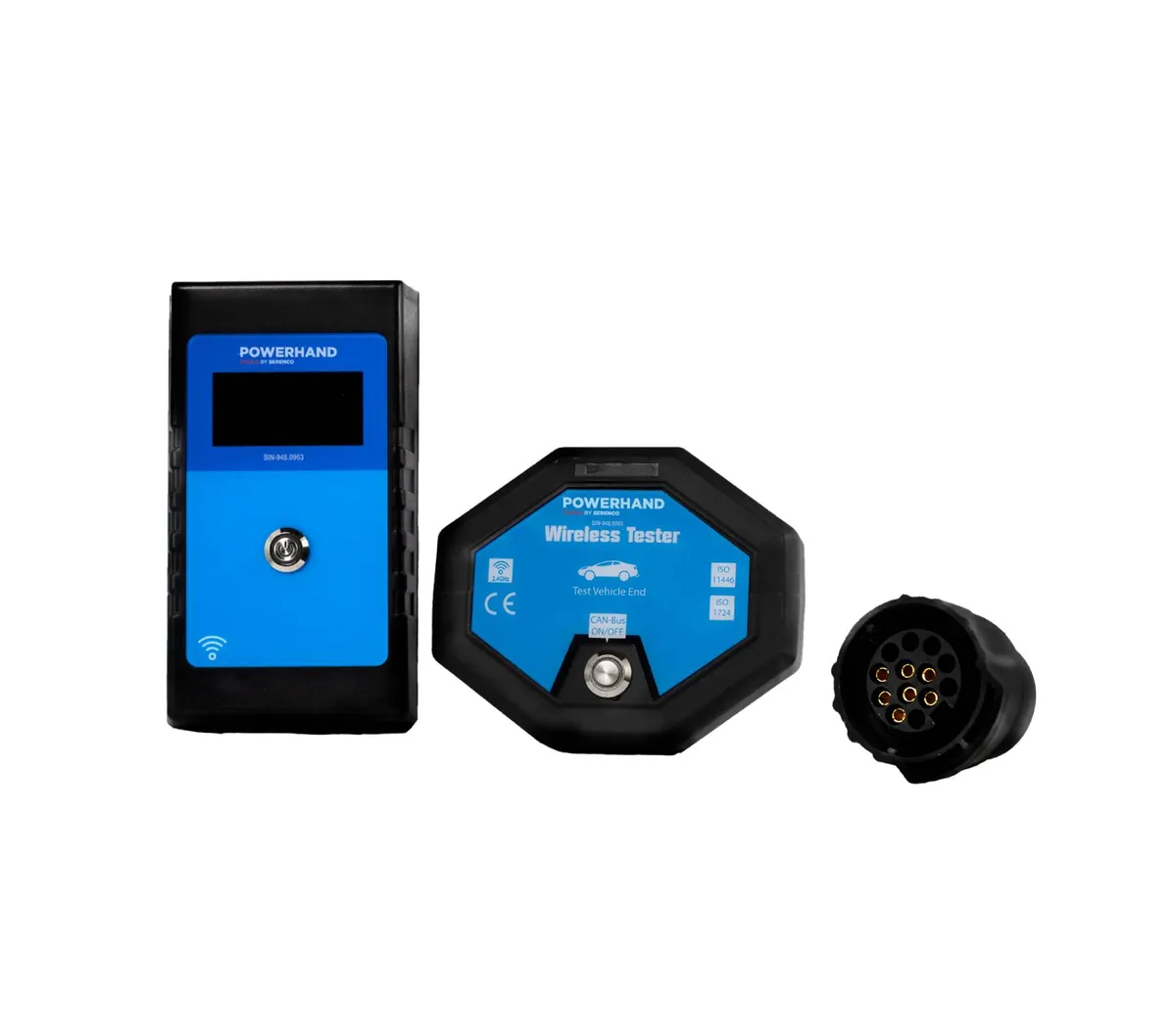 POWERHAND Draadloze stekkerdoos tester 7/13 polig, 12V