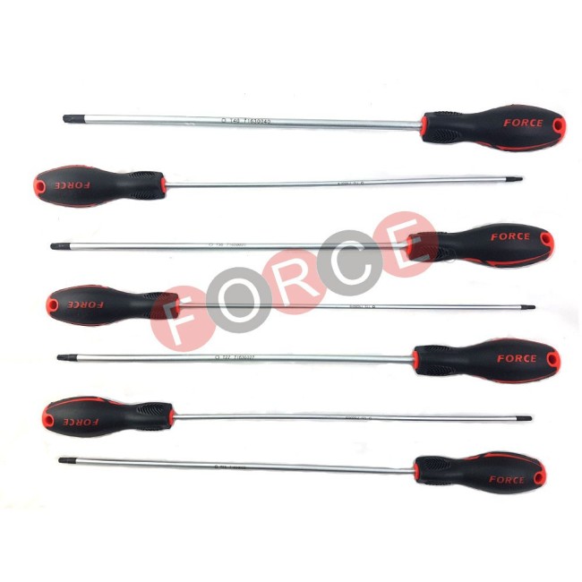 20719 FORCE Schroevendraaier set Torx extra lang 7delig VDH Tools