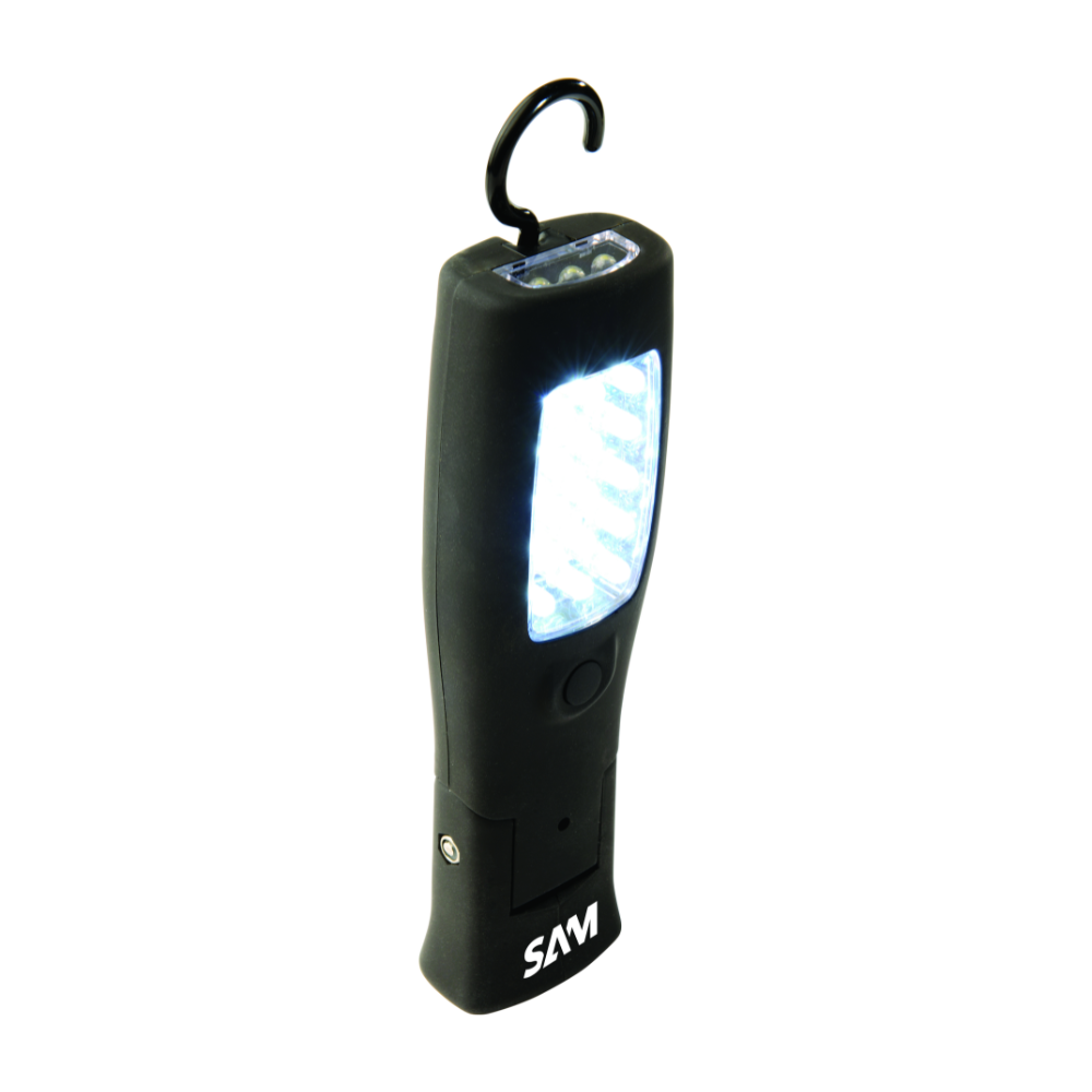 SAM 18-led oplaadbare looplamp, magnetische  180°