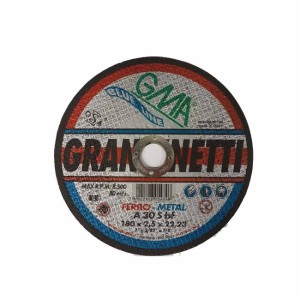 GRANDINETTI Doorslijpschijf 180 x 2,5 x 22 mm staal/inox