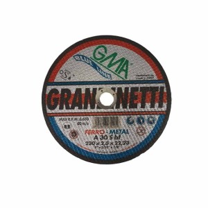 GRANDINETTI Doorslijpschijf 230 x 2,5 x 22 mm staal/inox