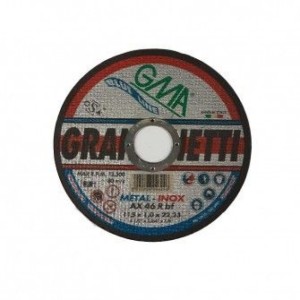 GRANDINETTI Doorslijpschijf 115x1x22 mm staal/inox