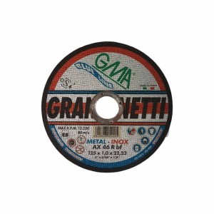 GRANDINETTI Doorslijpschijf 125 x 1 x 22 mm staal/inox