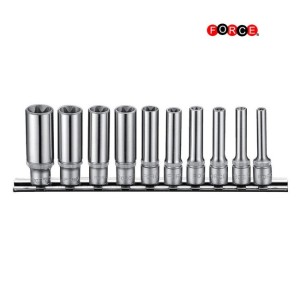 FORCE 1/4" Lange E-doppen set Torx E4 t/m E16 |