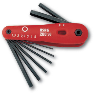 USAG 8-delige 6-kant stiftsleutel set - 280 S8