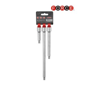 FORCE 3/8'' Verlengstuk set 3-delig