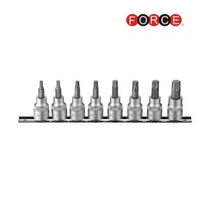 FORCE 3/8" Doppen set Resistorx T20H t/m T55H