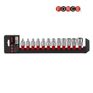 FORCE 3/8'' torx doppen set E4 t/m E20