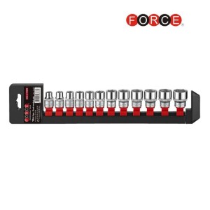 FORCE 3/8'' 6-kant doppen set 12-delig