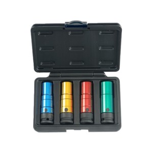 FORCE 1/2" Torsie krachtdoppen set 17-19-21-22 mm