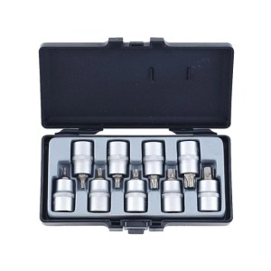 FORCE 1/2" Doppen set Torx 9-delig
