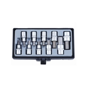 FORCE 1/2" Doppen bitset inbus 10-delig