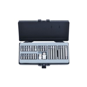 FORCE 1/2" & 3/8" bit set Inbus / Spline / Torx 20-delig