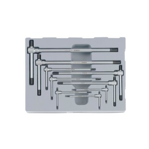 FORCE Tooltray T-greep inbus sleutel set verstelbaar 2 t/m 12 mm