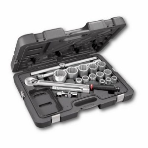 USAG 3/4" Doppendoos 18-delig met twaalfkant dopsleutels - 605 3/4 B