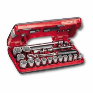 USAG 1/2" Doppendoos 21-delig, 12-kant doppen - 609 1/2 B