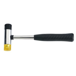FORCE Uitdeukerhamer rubber + kunststof dop 700 gram (Acetate+TPR)