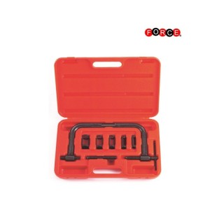 FORCE Klepveerspanner met uitwisselbare drukstiften en spanschroeven