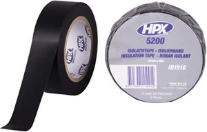 HPX PVC ISOLATIETAPE - ZWART 19MMX10M (1 ST)