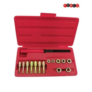 FORCE Schroefdraad reparatie set metrisch