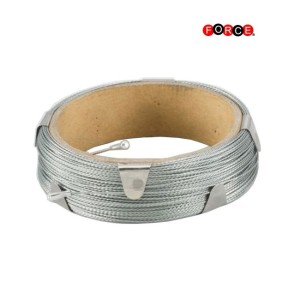 FORCE Autoruit snijdraad gevlochten, rol van 50 meter dikte van 0,8 mm