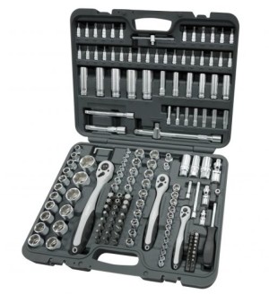 BOXO Doppenset gereedschapskoffer 1/4", 3/8", 1/2"