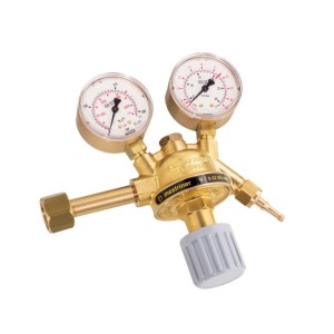 DECA Reduceerventiel met dubbele manometer T.B.V. een gasfles voor laswerkzaamheden