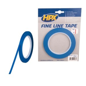 HPX FINE LINE TAPE (LINEERBAND) - BLAUW 6MMX33M (1 ST)