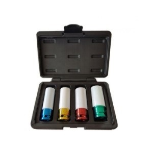 FORCE 1/2" 1/2'' Krachtdoppen set 17-19-21-22 mm